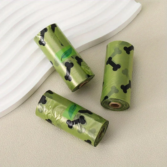 Dog Waste Bags With Dispenser - 2 Rolls/30 Count, Leak-Proof Poop Bags For Outdoor Walks