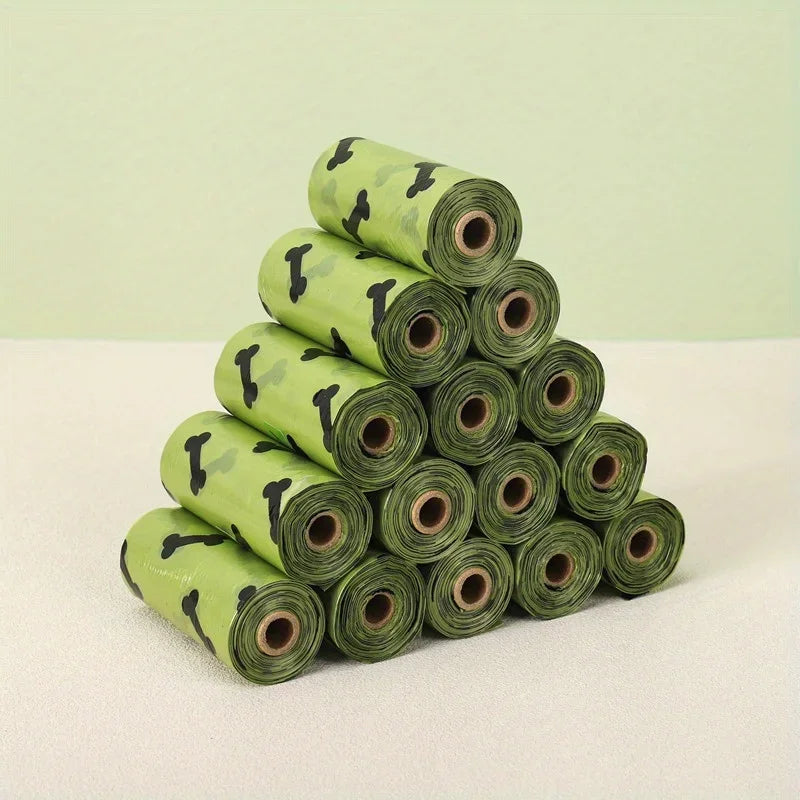 Dog Waste Bags With Dispenser - 2 Rolls/30 Count, Leak-Proof Poop Bags For Outdoor Walks