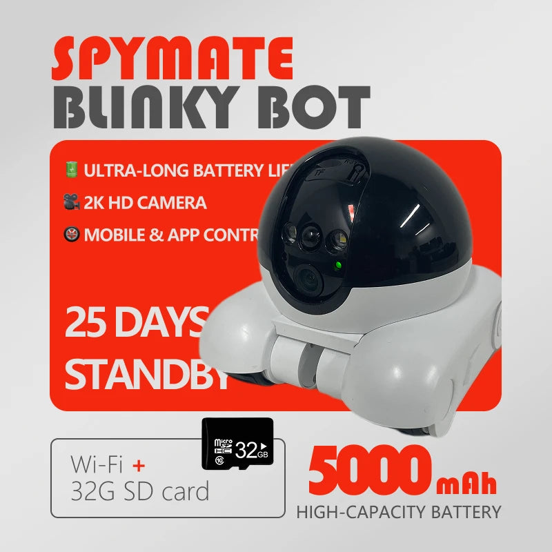 Pet Surveillance Camera | 360° Robot Camera,Baby Pet Camera, Bidirectional Dialogue,Motion Detection,Dog/Cat/Baby/Elderly