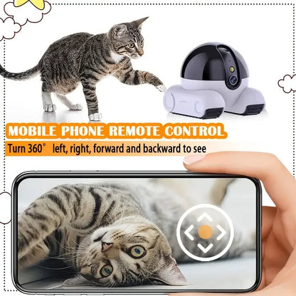 Pet Surveillance Camera | 360° Robot Camera,Baby Pet Camera, Bidirectional Dialogue,Motion Detection,Dog/Cat/Baby/Elderly